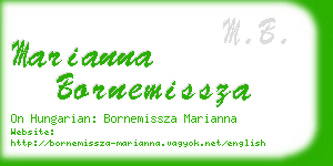 marianna bornemissza business card